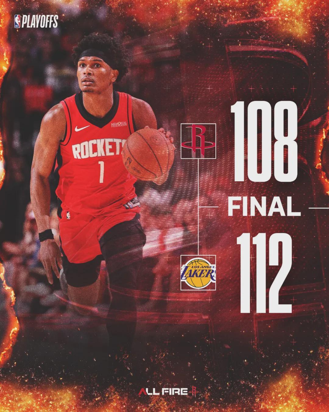 世界杯盘口分析-火箭扎心了！1713胜2负！载入NBA季后赛史册